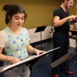 Gabriella Pizzolo Instagram - Beethoven: Live in Concert is only a week and a half away! check out @bvnthemusical and get your tickets today! swipe for a sneak peek of rehearsal shenanigans and some amazing press photos from @takeabowpodcast ⭐️