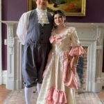 Gabriella Pizzolo Instagram - on set in the 90s… the 1790s!