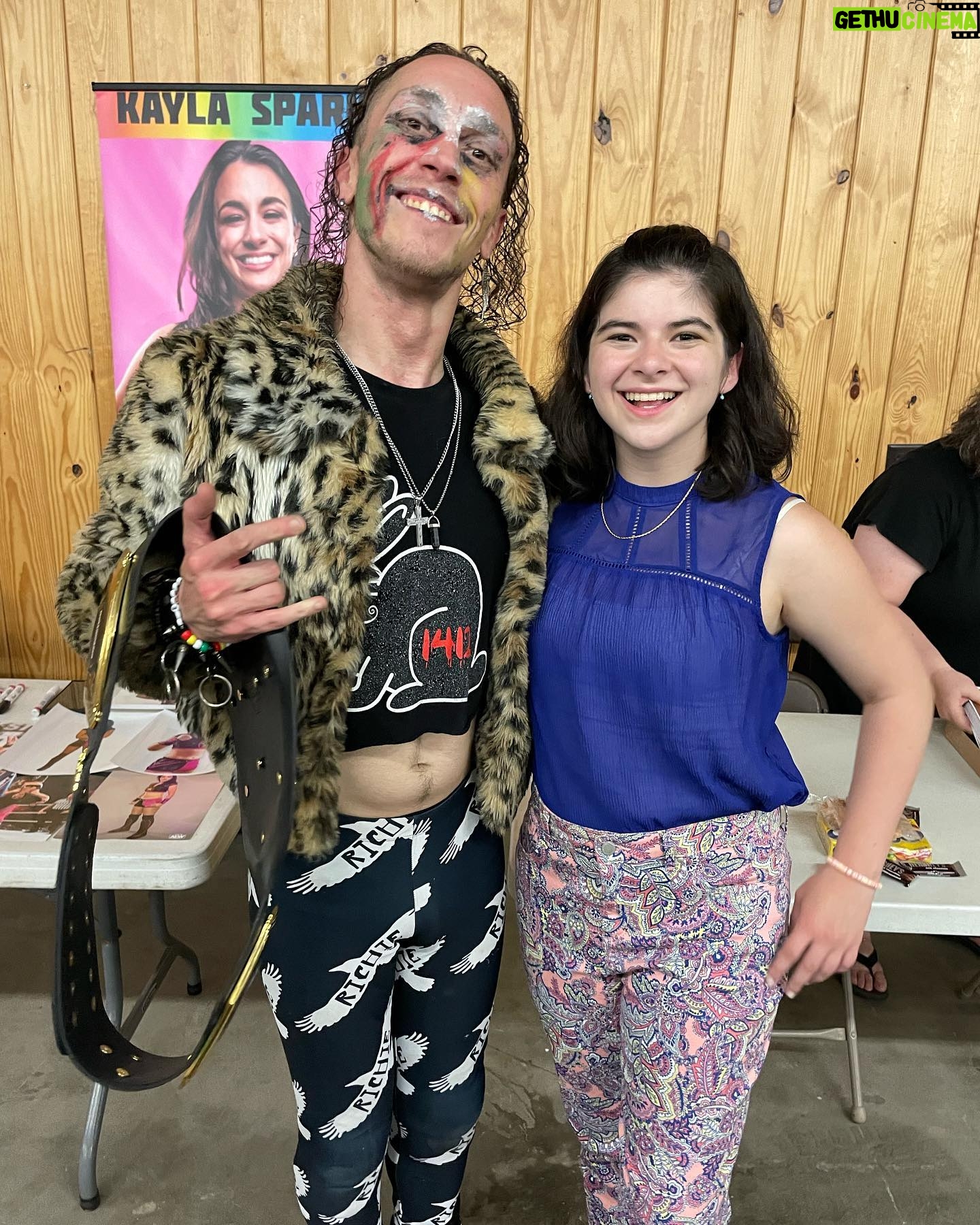 Gabriella Pizzolo Instagram - Immortal Things 4 with Immortal Wrestling and @kaylasparks247 (ding ding ding)!!!