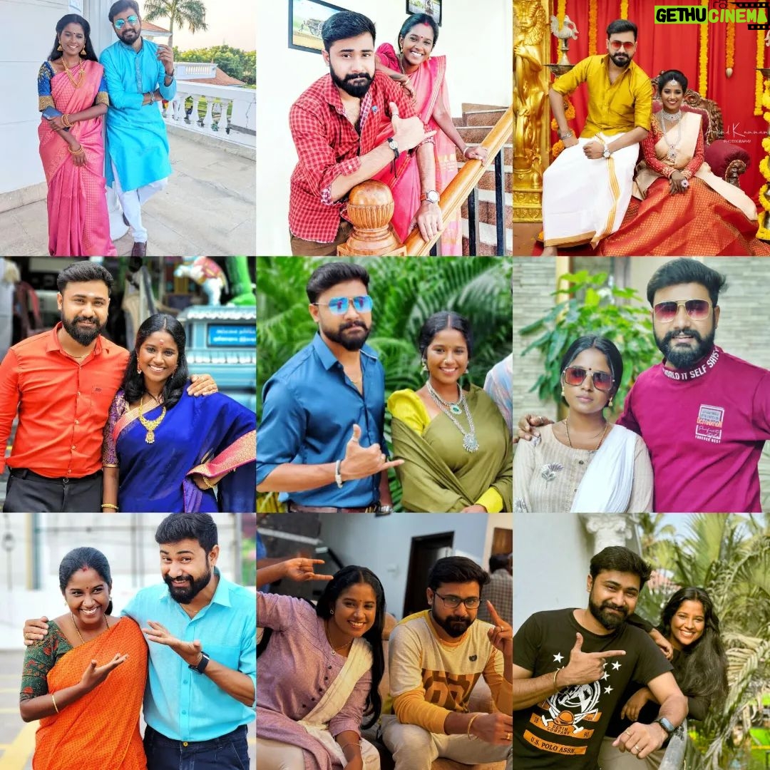 Gabriella Sellus Instagram - Happy Birthday Akka @gabrellasellus_official @gabrellasellus_official En santhosathilum En Kavalailayum Thunaiyaga Iruppathu En Annan Mattumae @aravish_glitzy serial aarampathi iruthu indru varai en pasakara anna @aravish_glitzy Love you Anna @aravish_glitzy and Love you akka @gabrellasellus_official 😘❤️🥺😍 Once Again A Very happy birthday akka @gabrellasellus_official ❤️🎉💫 #annanthangachi #pasam #fighting #annanthangachibond #hbd❤️ #gabi #annanthangachilove💞💞 #loveyoubrothersister