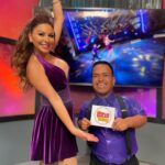 Gaby Ramirez Instagram - @mediometro_original y @gabyramireztv obtienen 21 puntos en su primer baile 🔥🕺💃 #LasEstrellasBailanEnHoy