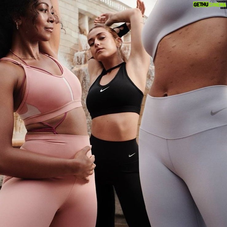 Gaia Gozzi Instagram - I am beyond grateful for being a part of the new Nike Leggings Campaign surrounded by such incredible Women and Team. When I think of @nike my mind rushes to remember all that I did when I was a kid, the running around, the daydreaming, the need to give my movement a meaning, a purpose. Nike allowed that for me growing up. And still does impeccably. That is why I am so proud of this journey together. A huge Thank You to everyone involved and remember to Just Do it! @NikeWomen #NikeLeggings #AFeelForEveryYou #Adv