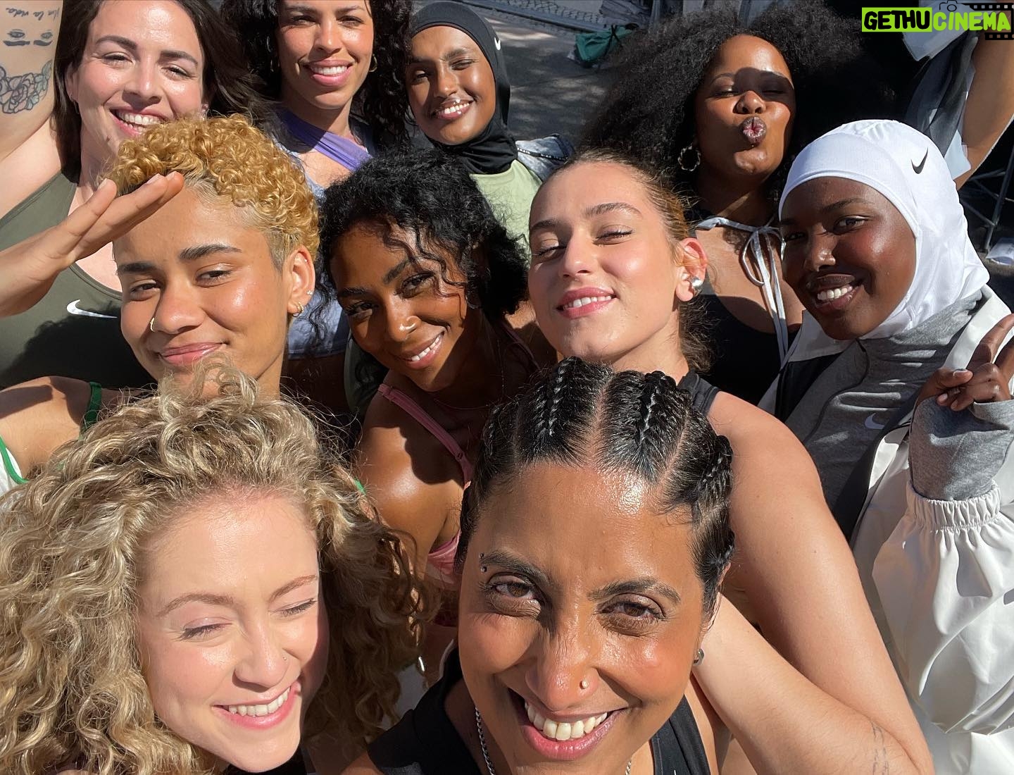 Gaia Gozzi Instagram - I am beyond grateful for being a part of the new Nike Leggings Campaign surrounded by such incredible Women and Team. When I think of @nike my mind rushes to remember all that I did when I was a kid, the running around, the daydreaming, the need to give my movement a meaning, a purpose. Nike allowed that for me growing up. And still does impeccably. That is why I am so proud of this journey together. A huge Thank You to everyone involved and remember to Just Do it! @NikeWomen #NikeLeggings #AFeelForEveryYou #Adv