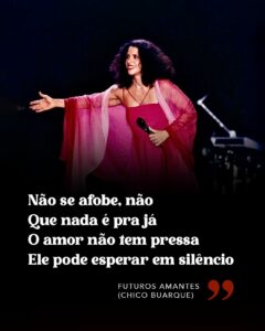 Gal Costa Instagram - “Num fundo de armário Na posta-restante Milênios, milênios no ar” 🎶 Futuros Amantes (Chico Buarque) Álbum: Mina D’Água do Meu Canto (1995) #GalCosta #EquipeGal