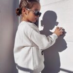 Gala Caldirola Instagram – Mi nenita tiene Su #flow 🖤