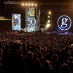 Garth Brooks Instagram - Congratulations to my pal, Johnny Morris, on 50 years of @bassproshops! You ARE the American Dream! Thank YOU for inviting us to celebrate with you— we had a BLAST!!! love, g