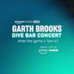 Garth Brooks Instagram - Watching #AmazonMusicLive on Black Friday? @garthbrooks says wear a helmet 🏈🎶