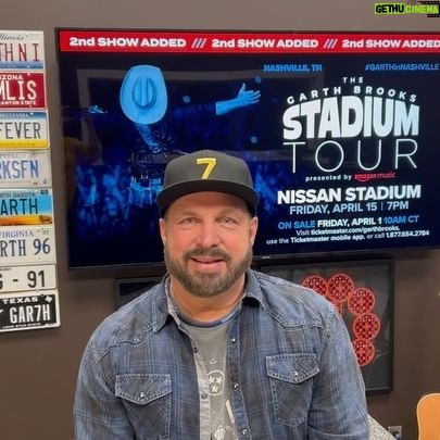 Garth Brooks Instagram - Brand New OPENING NIGHT in Nashville! Tickets go ON SALE in 7 minutes Ticketmaster.com/GarthBrooks -Team Garth #GARTHinNASHVILLE