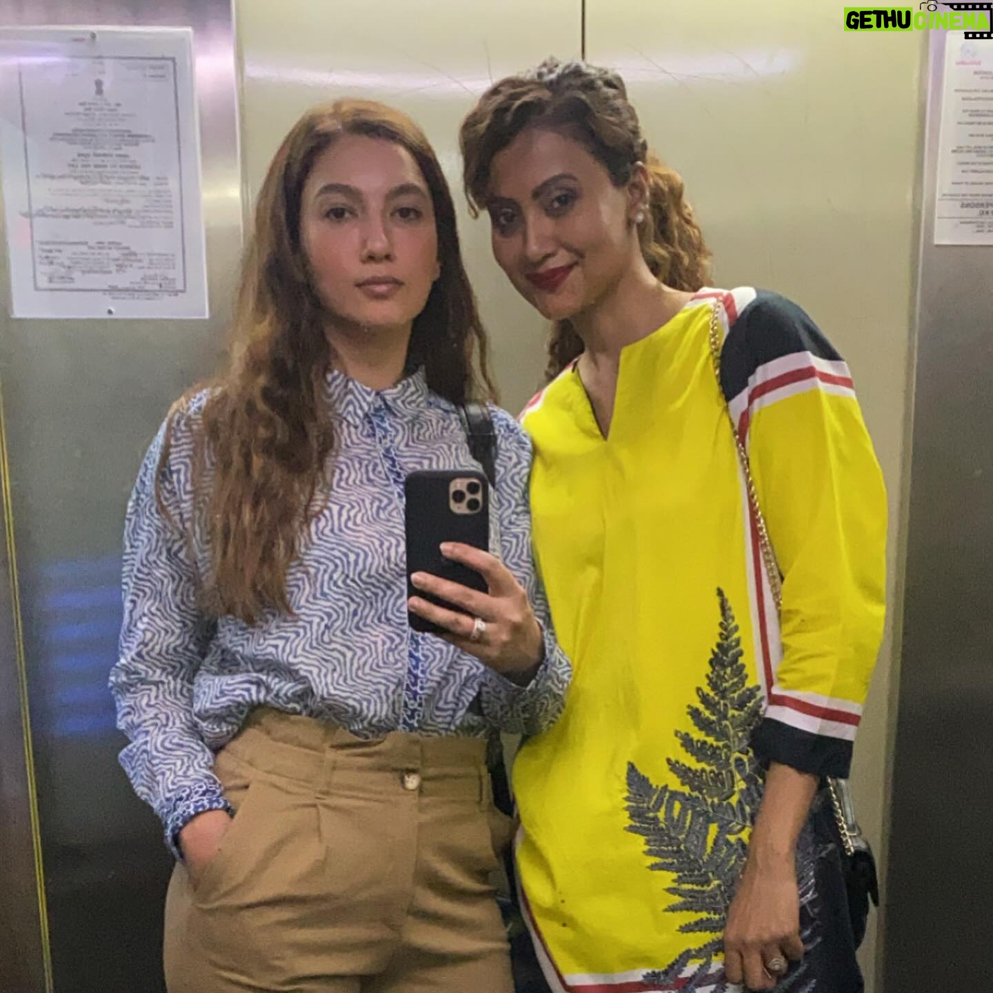 Gauahar Khan Instagram - My Happy Girl ! My crazy sister ! My irritating nautanki ! My accent wali firang behen ! I promise to be ur alarm clock forever . Hehehehhe , you are the cutest . I love you . May Allah bless you with the best on this birthday and forever more . Always making best memories. U deserve the best of comfort and love n good health , n may Allah gift you with this n more beyond your imagination. Ameen . Miss you . As much as I called u a bull all my life , Allah gave me my very own bull too , my Zehaan is a taurian too . Hahahaha life is special . Alhamdulillah. Have fun my Nix ! ❤️😘🍰 happy birthday @nigaarzkhan you are such an amazing khala to my Zehaan , thank u for everything. 🍰😘 #nikkiammi