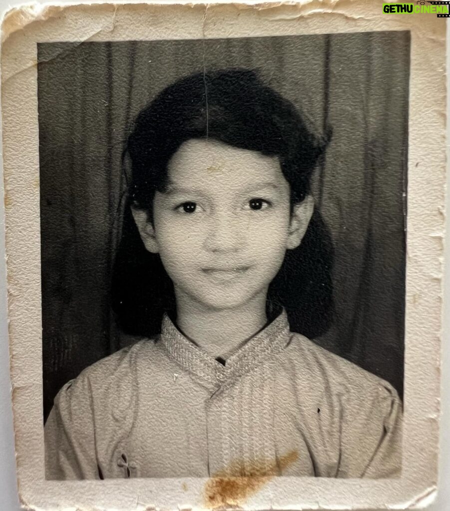 Gauahar Khan Instagram - What a blessing to find ur childhood pic , n u are shocked with how similar it is to what your son looks like now , Alhamdulillah! Allahumma baarik lahu ! #zehaankiummi ❤️ this was me in my 3rd standard. This pic , with zaid’s eyebrow and lashes , is Zehaan ! Hahaha #youknowifyouknow ♥️😄