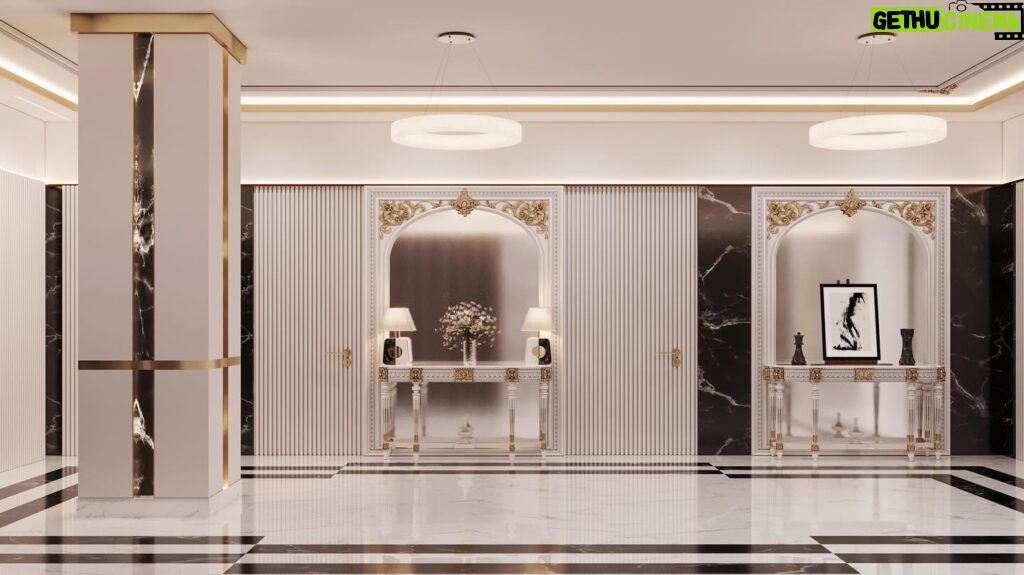 Gauri Khan Instagram - Entrance lobby where luxury meets sophistication @gaurikhandesignsofficial #project2024