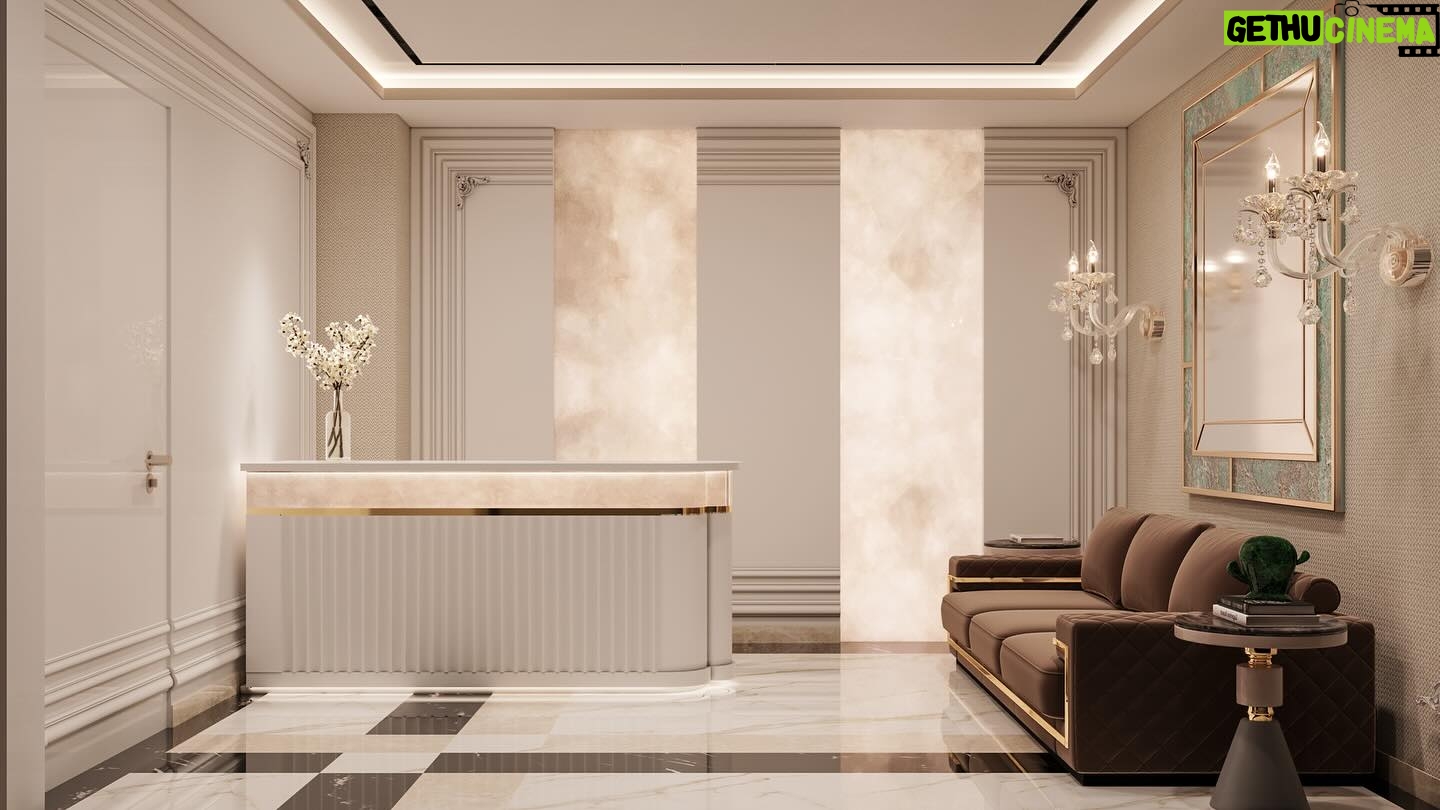 Gauri Khan Instagram - Entrance lobby where luxury meets sophistication @gaurikhandesignsofficial #project2024