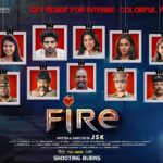Gayathri Shan Instagram - #JSK Film Corporation Presents #JSK Sathishkumar’s Maiden Directorial Venture #FIRE Happy to share our entire Cast and Crew Shooting in Final legs. Will Burn Soon!!! 🔥 @JSKfilmcorp @officialbalakrish @gayathrishan_official @rachitha_mahalakshmi_official @iamsakshiagarwal @chandiniofficial @suresh.chakravarthy @Anu Vignesh @DK_Musicoffl @ECspremkumar @Divo @Nikil Murukan