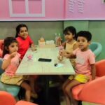 Geetha Madhuri Instagram - It's icecream 🤤 🍦 🍦 sugar antaruuu 😉 My kiddos 💕 #kids #jonnyjonnyyespapa #kidsrcrazy #funwithkids #fun #icecream #shalaka #narayane #aravind #daakshayaniprakruthi #krishna #my3beautifulblessings #my3kids #narayani #daakshayani #mylife#happiness