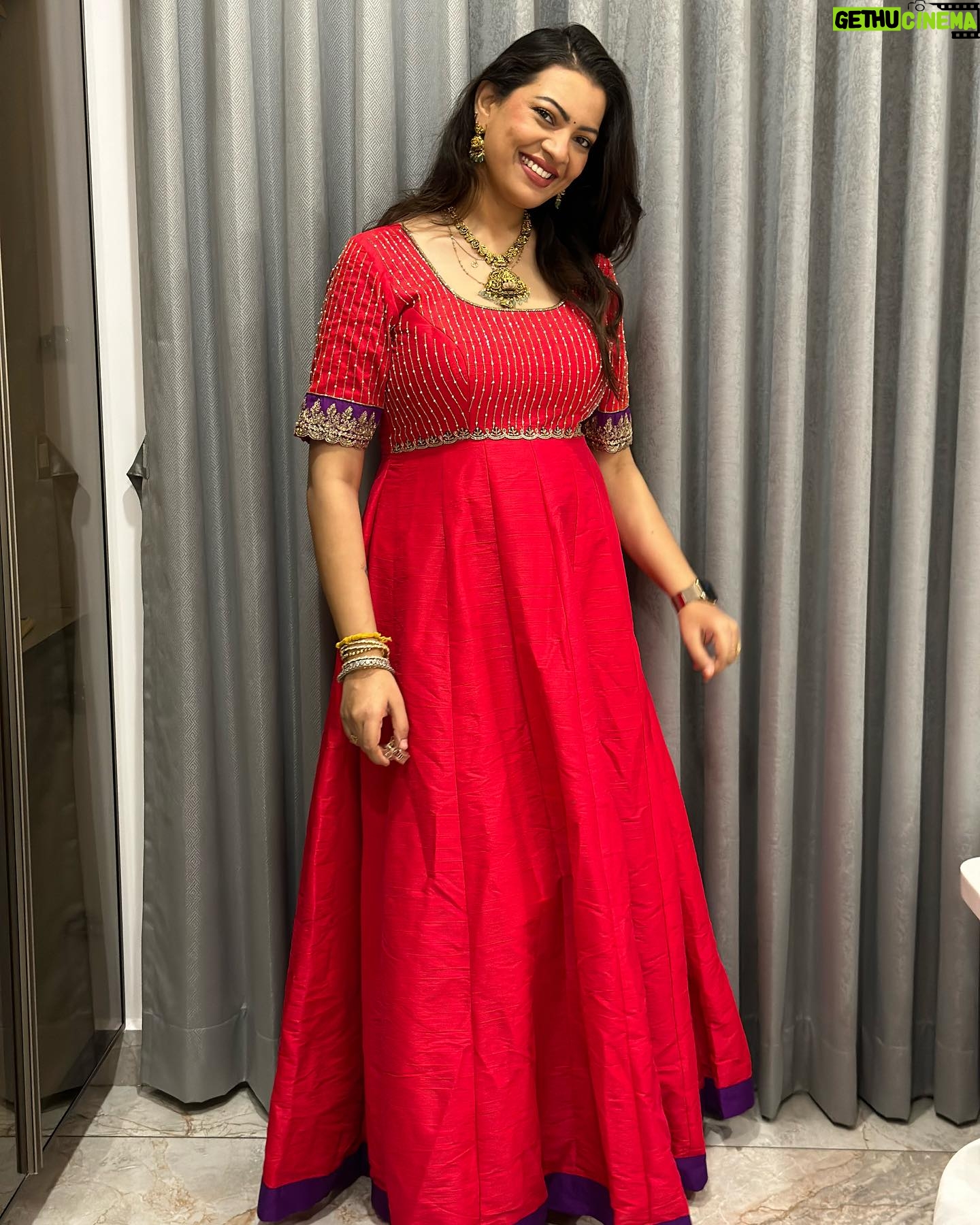 Geetha Madhuri Instagram - Outfit - @sridesigns_by_sravanthi Jewellery - @hanusri__collections