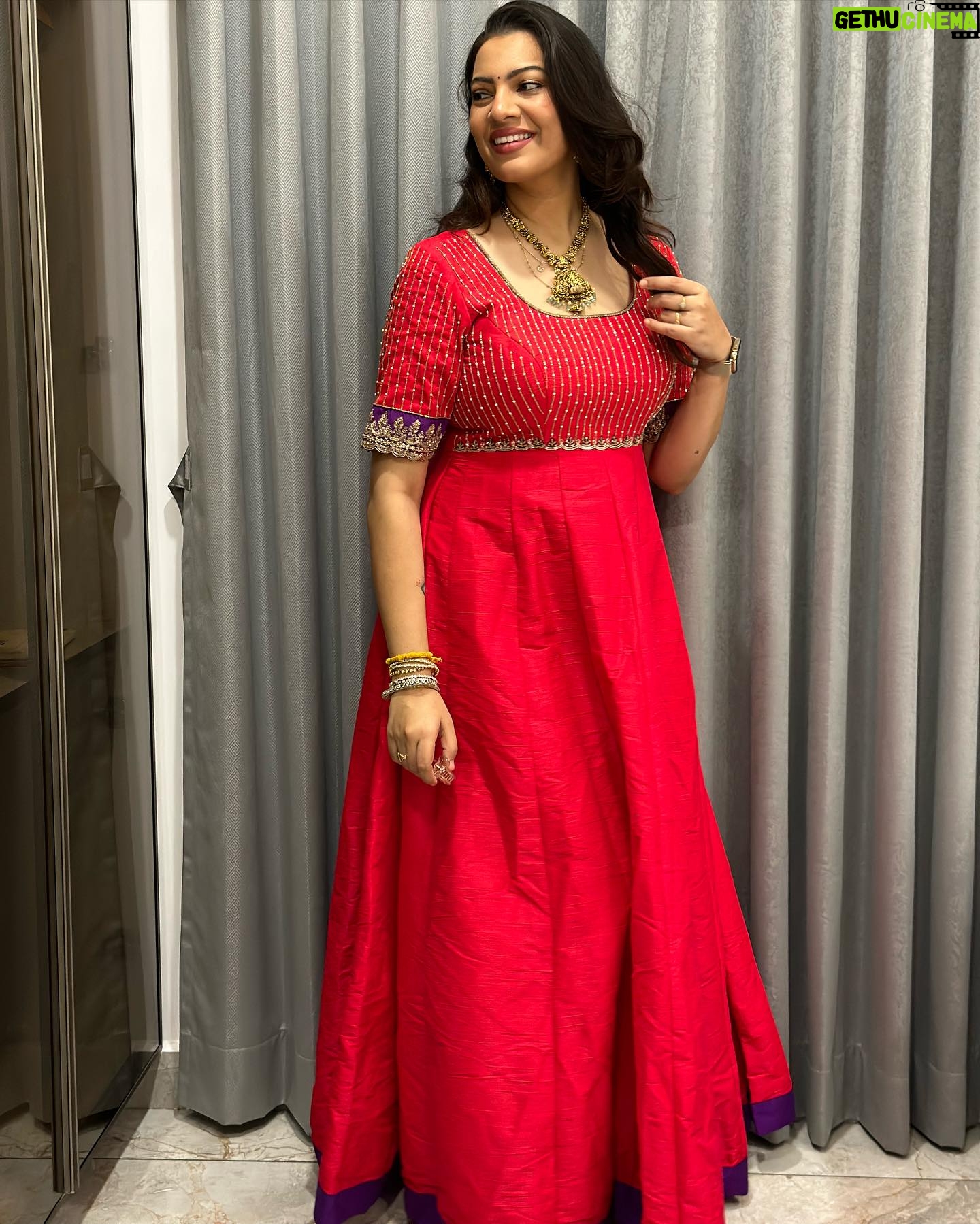 Geetha Madhuri Instagram - Outfit - @sridesigns_by_sravanthi Jewellery - @hanusri__collections