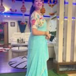Geetha Madhuri Instagram - Saree and blouse - @anvitha_collections