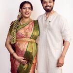 Geetha Madhuri Instagram – PC – @guntiartstudio 

@that_actor_nandu @daakshaayani_prakruthi 

Prakruthi’s outfit – @chandamama_designerstudio