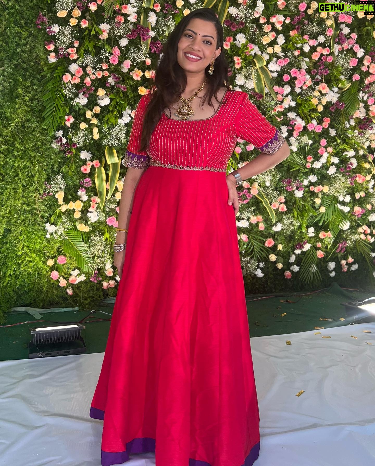 Geetha Madhuri Instagram - Outfit - @sridesigns_by_sravanthi Jewellery - @hanusri__collections