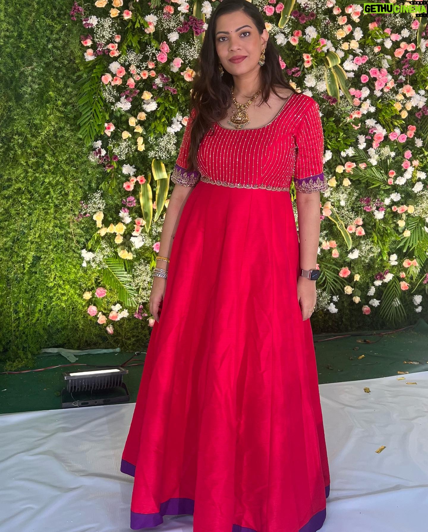 Geetha Madhuri Instagram - Outfit - @sridesigns_by_sravanthi Jewellery - @hanusri__collections