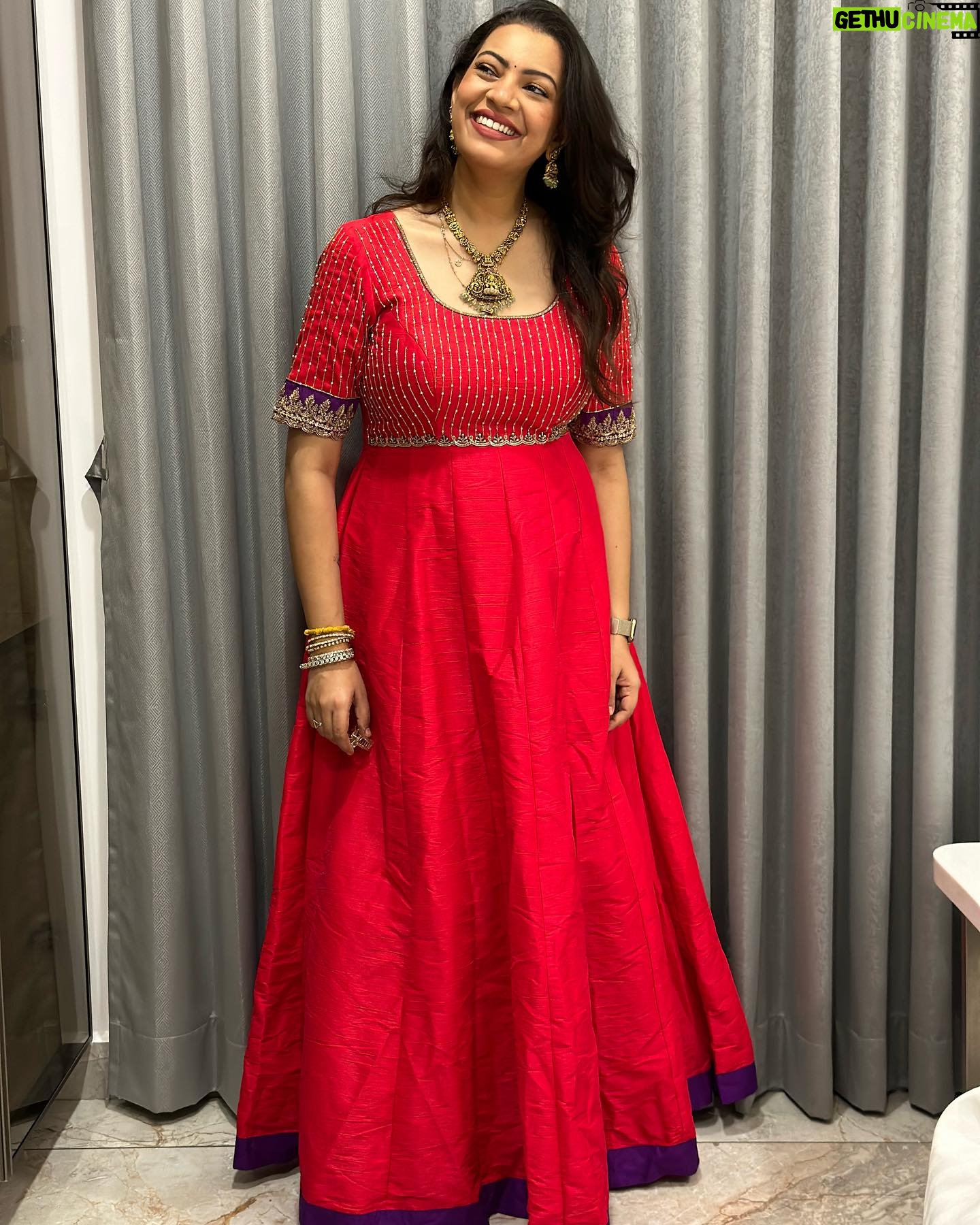 Geetha Madhuri Instagram - Outfit - @sridesigns_by_sravanthi Jewellery - @hanusri__collections