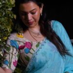Geetha Madhuri Instagram - Saree and blouse - @anvitha_collections