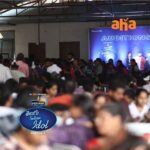 Geetha Madhuri Instagram – #TeluguIndianIdolS3 Mega Auditions received an amazing response. 🎤🌟👏

@musicthaman @singergeethamadhuri @karthikmusicexp @fremantleindia #hyderabad @southindiashopping #hyderabad #indianidol
