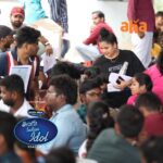 Geetha Madhuri Instagram – #TeluguIndianIdolS3 Mega Auditions received an amazing response. 🎤🌟👏

@musicthaman @singergeethamadhuri @karthikmusicexp @fremantleindia #hyderabad @southindiashopping #hyderabad #indianidol