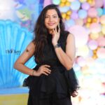 Geetha Madhuri Instagram - Outfit - @etniko.in etniko.in PC - @flickers_by_manishkoduri Decoration - @vinnus_classy_events Location - @crazykidzy