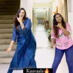 Geetha Madhuri Instagram - Pep Talk With Parnika Ft @singergeethamadhuri has crossed 100000 views❤️ 🎉🔥! So Grooving on trending #kaavaalaa 🔥❤️ Full video link in bio 👆🏼
