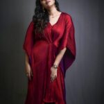 Geetha Madhuri Instagram - In frame @singergeethamadhuri Hair makeup & styling @emraanartistry @hyderabadbeautycentre @galaeyelashesartistry Outfit by @queena_designs @krithi_keerthi Photography by @csk_cliks