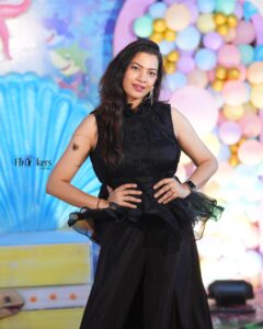 Geetha Madhuri Instagram - Outfit - @etniko.in etniko.in PC - @flickers_by_manishkoduri Decoration - @vinnus_classy_events Location - @crazykidzy