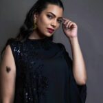 Geetha Madhuri Instagram - In frame @singergeethamadhuri Makeup hair and styling @emraanartistry @hyderabadbeautycentre @galaeyelashesartistry Outfit (top) @chiquehyderabad Outfit (skirt) @queena_designs @krithi_keerthi Photography @csk_cliks