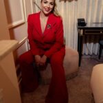 Gemma Atkinson Instagram - Coz imma boss! (Well, I felt like one in this power suit!) ♥️ Worked with @ryankaystyles again for Pride Of Britain Awards. He introduced me to the Manchester brand @samaiiraofficial At my fitting Samaiira asked how I was and I said I’m Great but my body doesn’t look how it did yet, and red carpets are always daunting ect… She then said “I understand. I’ve been there” She told me about her battles with postpartum depression & how that was the driving force in her doing her brand, to empower woman and young girls. Made bespoke to the individual, be it for a prom, an event or wedding so we feel our best! It made perfect sense for me to wear her designs. Ryan then sourced my shoes, diamonds and broach and the lovely @emjedit came and did my glam using all cruelty free products 💚 She’ll post to her grid. 📸 @gorka_marquez