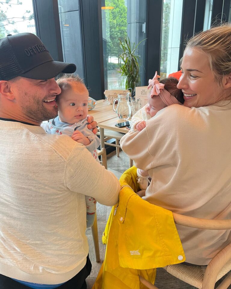 Gemma Atkinson Instagram - When Thiago met Lyra…. 🥰 Future dance partners of which all their skill set in dance, will be from me. 😂