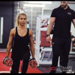 Gemma Atkinson Instagram - My last pics from 12 weeks at UP Manchester. I genuinely cannot wait to go again! Beyond excited to feel this energised and strong again. Only this time with two babies later, I’ll have some extra mum power 💪🏼 Roll on January! Like last time I’ll be sharing my 12 weeks with @ultimateperformancelive The good days, tough days, workouts and of course the F bombs to evil Steve 😂 It’s going to sound strange to some that I want to get bigger. I want more muscle and more strength. Everyone assumes we all train to shrink and it isn’t always the case. I’m 40 next year and one of the effects of aging is loss of muscle mass & strength, which puts us at a higher risk for injuries day to day and things like aches and pains and osteoporosis. Strength training and building muscle helps us in so many ways physically but also mentally. Believe it or not, studies show it helps with better sleep, increases energy expenditure, improves mental health and the ability to take on daily responsibilities as well. All in all it contributes to better aging, which I’m all for!