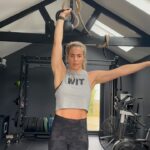 Gemma Atkinson Instagram – Aaaaaaand I’m back! 💪🏼 
Feeling like I did, or dare I say even better than I did before having two babies 😨 Being uncomfortable for 40 mins a day a few times a week beats being uncomfortable in your body your whole life.  I feel strong again, I feel fit again and with the small changes I’ve been making and keeping consistent with after having Thiago, I feel like Me again 🙋🏼‍♀️ (just a little more tired version) Still continuing to challenge myself, push myself and work on myself. Excited to see what’s in the tank 💪🏼