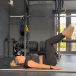 Gemma Atkinson Instagram - Keep on moving as they say! Week 5, workout 2 on @hatch_athletic PP program. First attempt back at wall balls and thrusters 🤮 Not where they need to be (I should be squatting lower, and I will In time) but it’s a good start point again which I’m happy with 😊 Finished off with some core work trying to focus on my breathing and trying to engage properly before the movements. I’m back in @bumptobeyond tomorrow for another scar check and a look at my ab separation. Remember postpartum is for life, and it’s never to late to get you pelvic floor or ab separation checked. I know we see more adverts for lady pads than we do for health checks so we’re led to believe it’s normal to wee ourselves after we have a baby 🤦🏼‍♀️ It’s not. And with the right information from a professional and the right rehab, you can make a huge difference.