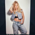 Gemma Atkinson Instagram – My fabulous shoot was out last week. These are some BTS pics. They didn’t feature in the magazine but the denim look (for me) I absolutely loved! But then I was obsessed with B*Witched! I may have took the dungarees home with me 😂 
Thanks @kate_barbour They were from Primark for anyone wanting them.