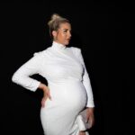 Gemma Atkinson Instagram - Last nights British Soap Awards! What an honour it was to be asked to present the outstanding achievement award to my lovely friend Mark Charnock. Such a deserving winner. The soaps were always a night I looked forward to when I worked on Hollyoaks & Emmerdale, a chance for everyone to party together. Back in the day one of the last to leave the afterparty to last night not even attending the afterparty because my feet, legs, lower back and vagina were all aching 🤦🏼‍♀️😂 However, for the show itself I felt like a pregnant princess in my dress. Styled by @ryankaystyles Glam @jesscarswellpro Pics by @gorka_marquez ❤️
