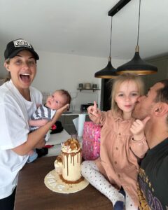 Gemma Atkinson Instagram - It isn’t until tomorrow, but you’ll be back in rehearsals so we celebrated early! Happy (almost) Birthday @gorka_marquez It’s funny the only Birthday of yours we’ve actually spent together was 2017 when we were both rehearsing 😂 We love you so much and are so proud of you! Keep being, young, foolish and happy ❤️😊 And thanks for eating the part of your cake that Mia put her knee in after crawling around a kids play area all morning 🤦🏼‍♀️