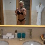 Gemma Atkinson Instagram – @freyalingerie Very kindly #gifted me some bikinis for this holiday (I’ve used their sports bras for years for those who always ask where they are from) Happy to report the bikinis are just as comfy 👙 

1. Black with gold detail on bra 
2. Plain black (I know having a thong or bikini up your arse crack is on trend but I’m all about the fuller coverage now with bending over lifting babies and folding prams!) 😂
3. Mint crop piece with fuller bust coverage and a racer back strap. Also underwired 👍🏼

All of these on me are a 32GG bra and medium briefs. 

Thank you Freya! Much appreciated 🏖️👙❤️