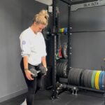 Gemma Atkinson Instagram - From todays stories and obviously with the cheesy soundtrack 😂 Forget the new stuff, my training tracks will forever be Rocky 4 🙌🏼 The plan today was cardio only, but after watching Sly on Netflix last night I woke up feeling like I wanted to do more. I felt inspired so I took advantage of the hour before Gorka left for London and did a Glute session. Well I say I, Gorka wrote it for me. He did my program for me in lockdown and I loved it. I’m still nowhere near lifting what I was pre Thiago. I’ve still a lot to do strength wise but I’ll get there. To be honest it just feels Great to be moving as 15 weeks ago I couldn’t see myself where I am today. It’s crazy where our heads go after a baby. I remember hobbling out of bed holding my stomach as it was so painful to sit up naturally. Having a Cushion near me to squeeze onto my scar if I was coughing or sneezing. And having to ask Gorka or my mum to open the freezer because it hurt my scar when I pulled the door 🤦🏼‍♀️ I know they’ll be some recent C section mums reading this feeling how I felt. Even having a baby without a section I know it’s painful after in other ways (my sister had to sit on a special Cushion after delivering her babies) ouch! Either way, I hope this video inspires you a little, and reminds you that your current situation isn’t your final destination! Keep going!