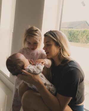 Gemma Atkinson Instagram - Yesterday with my babies 🥰
Still in those postpartum massive knickers I told myself I’d only wear for 3 weeks. Week 9 tomorrow 😂 they just too damn comfy!