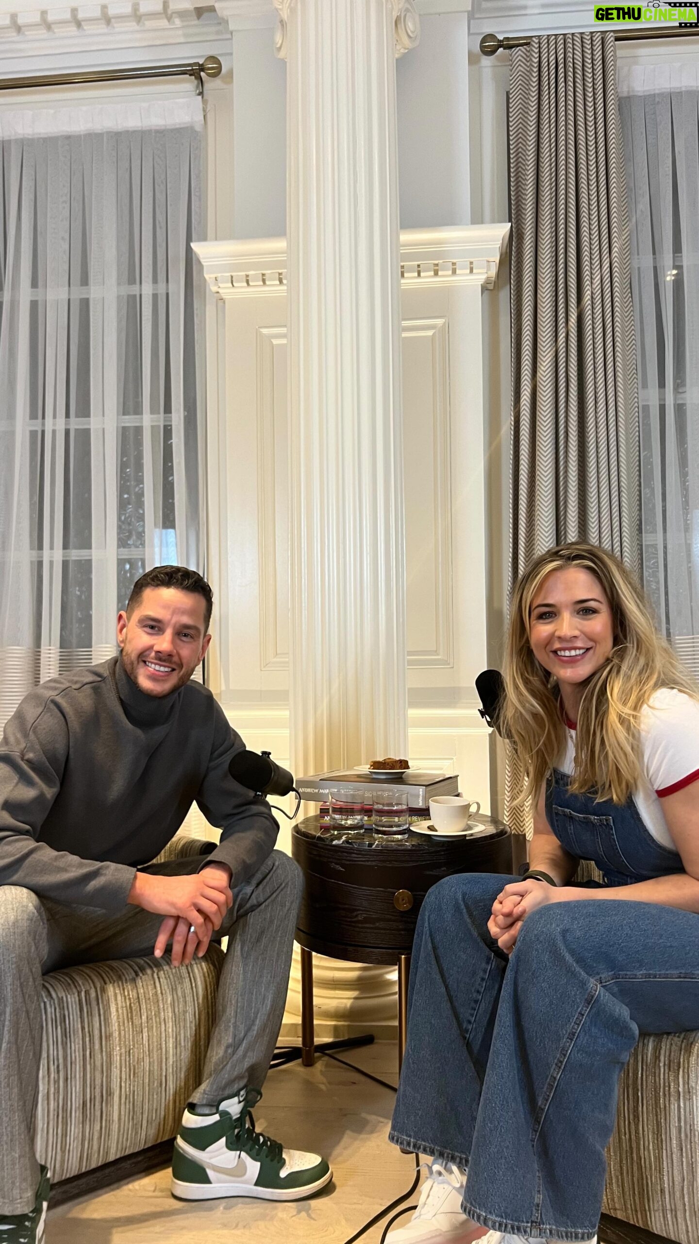 Gemma Atkinson Instagram - Learning To Find The Right Perspective With @glouiseatkinson 💪 “If I can get through that, then everything else is insignificant” Gemma Atkinson has been on a journey from soap star and pinup icon to a powerhouse of fitness and resilience. Gemma is on a mission to help everyone feel confident in their body. Gemma shares with me her secret to being physically and mentally strong, how she came to embrace strength and nutrition and how she finds time for her wellness while also juggling being an actress, influencer, and mother. You’ll hear how the sudden loss of her dad helped Gemma find the perspective she needs to stay grounded in a chaotic life. Click the link in my bio and stories to listen 👊❤️🎧 #gemmaatkinson #perspective #learningasigo