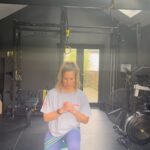 Gemma Atkinson Instagram - It’s been a long time since I’ve bought into the whole “new year new you” stuff. Today was treated like any other day for me. Tbh I think a lot of the time resolutions cause more grief anyway as most people go from all the joys of Christmas to massive restrictions in Jan which they can’t keep up with long term. In “failing” that resolution it sends people even further into feeling like crap because the first goal of the year that was set, wasn’t achieved. Getting to a place of easily being able to go from both without the cravings, guilt or restrictions is SO much better. Building a lifestyle with habits of moving regularly, eating nutritious meals as well as still enjoying nights out and the occasional blow out is how I prefer to be all year round. It keeps me sane, keeps me healthy and most importantly, keeps me away from ever feeling disappointed in myself for not sticking to something that I put on myself. Goals are great to have. I set myself them a lot when training but I keep them realistic and that’s how im able to reach them ☺️ Today I did a few light warm ups (3 sets 12 reps of each) and then randomly decided to do 10 wall balls into 10 KB swings for 10 rounds. On paper it seemed easy 😂 it wasn’t! But I did it. A few F bombs and gritted teeth got me through it. Although the last round as you can see almost didn’t get done. We’re off for an Italian with the family tonight and Mia wants to watch the worst witch later. I hope you all had a Fab New Year’s Eve and a lovely day today! Bring on 2024 ✌🏻