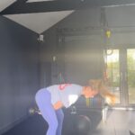 Gemma Atkinson Instagram - It’s been a long time since I’ve bought into the whole “new year new you” stuff. Today was treated like any other day for me. Tbh I think a lot of the time resolutions cause more grief anyway as most people go from all the joys of Christmas to massive restrictions in Jan which they can’t keep up with long term. In “failing” that resolution it sends people even further into feeling like crap because the first goal of the year that was set, wasn’t achieved. Getting to a place of easily being able to go from both without the cravings, guilt or restrictions is SO much better. Building a lifestyle with habits of moving regularly, eating nutritious meals as well as still enjoying nights out and the occasional blow out is how I prefer to be all year round. It keeps me sane, keeps me healthy and most importantly, keeps me away from ever feeling disappointed in myself for not sticking to something that I put on myself. Goals are great to have. I set myself them a lot when training but I keep them realistic and that’s how im able to reach them ☺️ Today I did a few light warm ups (3 sets 12 reps of each) and then randomly decided to do 10 wall balls into 10 KB swings for 10 rounds. On paper it seemed easy 😂 it wasn’t! But I did it. A few F bombs and gritted teeth got me through it. Although the last round as you can see almost didn’t get done. We’re off for an Italian with the family tonight and Mia wants to watch the worst witch later. I hope you all had a Fab New Year’s Eve and a lovely day today! Bring on 2024 ✌🏻