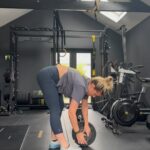 Gemma Atkinson Instagram - 12 weeks and 2 days PP and my first attempt back at the Bar! Up until now it’s been body weight and Dumbbells so it felt good to get a little more progression. Slow and steady. Kat programmed me 3 rounds 8 reps so I started at 30kg and my last set was 35kg so no big jump weight wise. I’m remembering to put my ego aside and keep focused on my recovery 💪🏼 @hatch_athletic