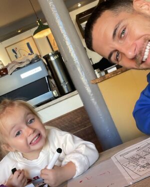 Gemma Atkinson Instagram - Happy Father’s Day! 
Your last one as just a girl dad 🥰 
They say a dad is his sons first hero and his daughters first love.
It’s definitely the case so far for you and Mia. Enjoy your day @gorka_marquez and thanks for looking after us all ❤️