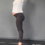 Gemma Atkinson Instagram - All about mobility, breathing and light cardio for me today. It’s getting to that stage where simple tasks are uncomfortable 😂 Tying my laces, sitting on a couch that’s a little to soft makes getting up harder, even getting in and out of the car! I’m trying to keep everything as supple and loose as possible with good circulation. Focusing on my breathing I did the above stretches for around 20 mins combined in total. Followed by 20 mins air bike. Just a nice steady flow to plod along to thats left me feeling all the better for it. 🧘‍♂️ 🤰 ♥️